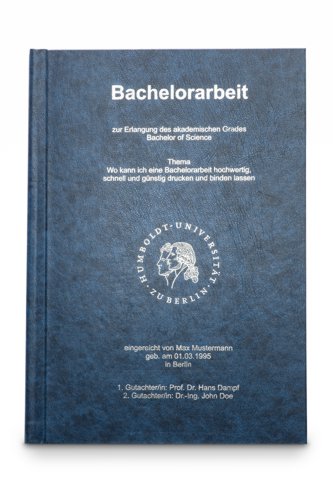 Lederbuch Bindung Hardcover Lederbuch blau